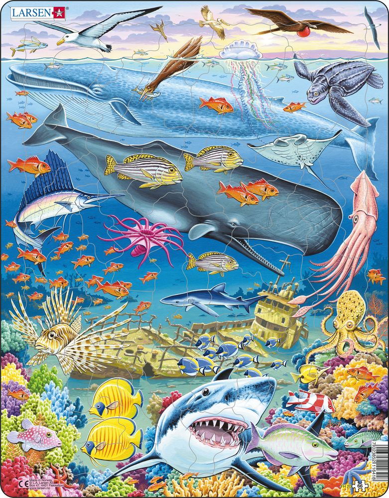 Larsen Puzzle - Zvieratá mora : FH20