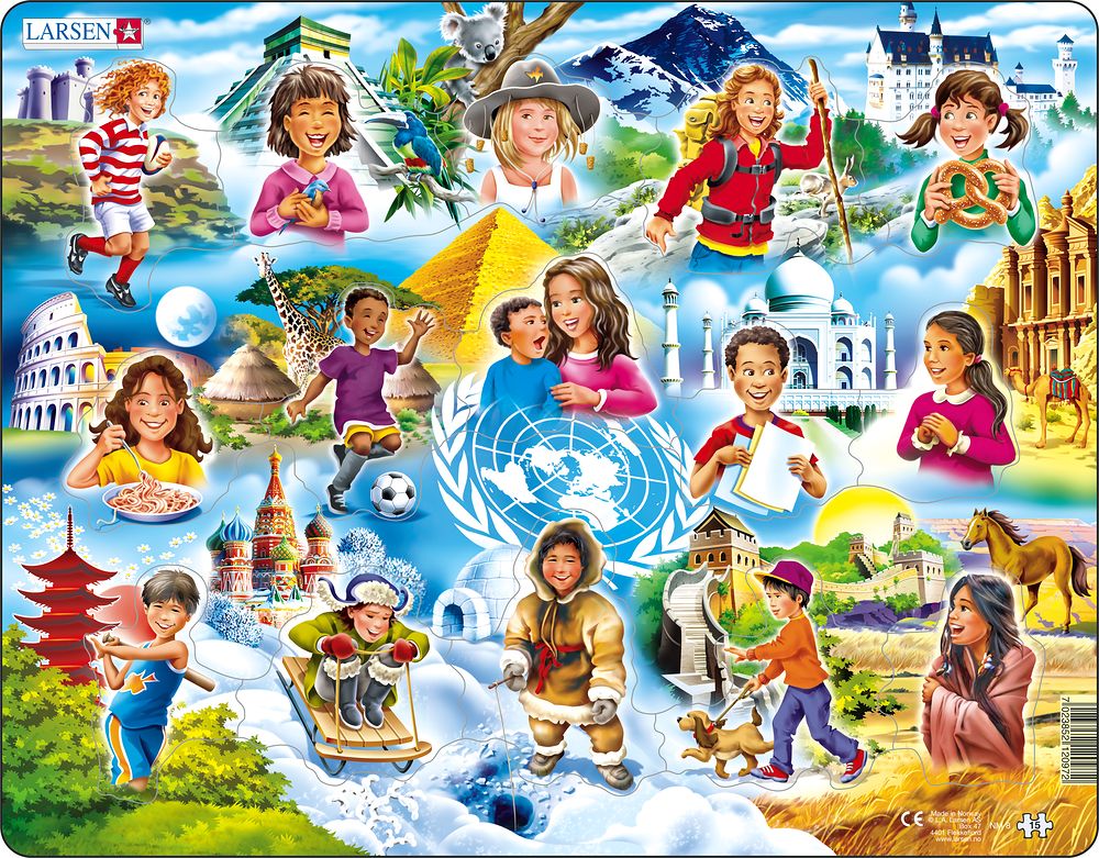 Larsen Puzzle - Deti celého sveta - NM8