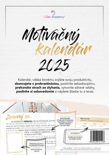 Motivačný kalendár od I Can Academy 2025