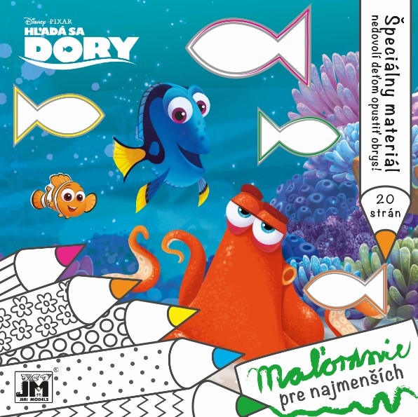 Maľovanie pre najmenších - Hľadá sa Dory