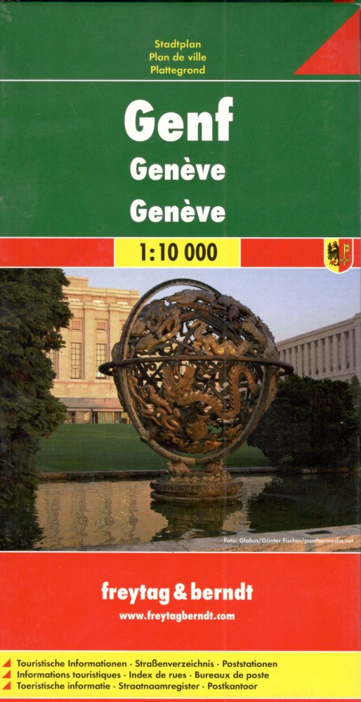 Ženeva - Plán mesta - 1:10 000