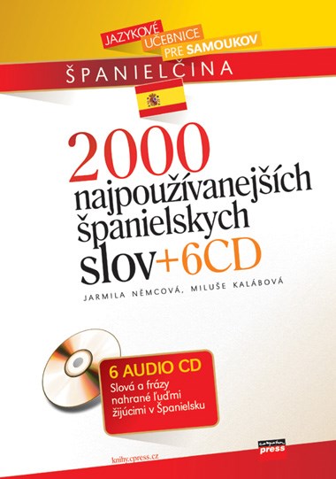 2000 najpoužívanejších španielskych slov + 6CD