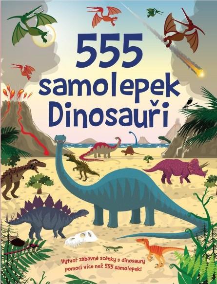 555 samolepek Dinosauři