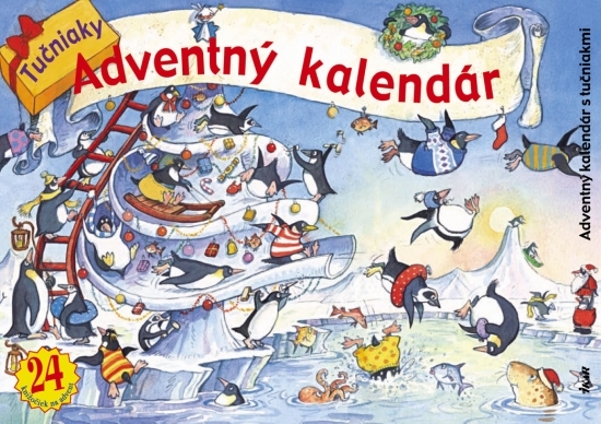 Adventný kalendár s tučniakmi
