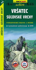 Vršatec, Súlovské vrchy 1:50 000