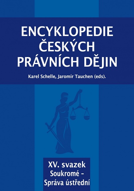 Encyklopedie českých právních dějin - XV. svazek