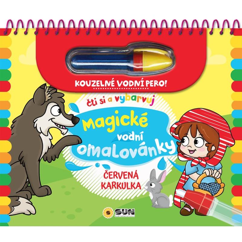Magické vodní omalovánky Červená karkulka