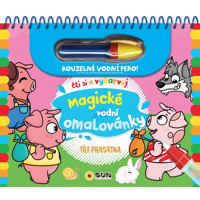 Magické vodní omalovánky Tři prasátka