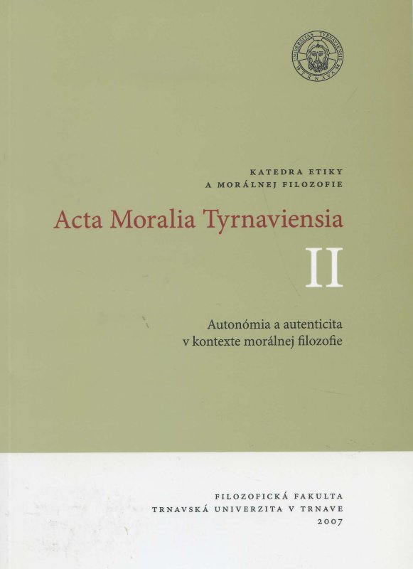 Acta Moralia Tyrnaviensia II
