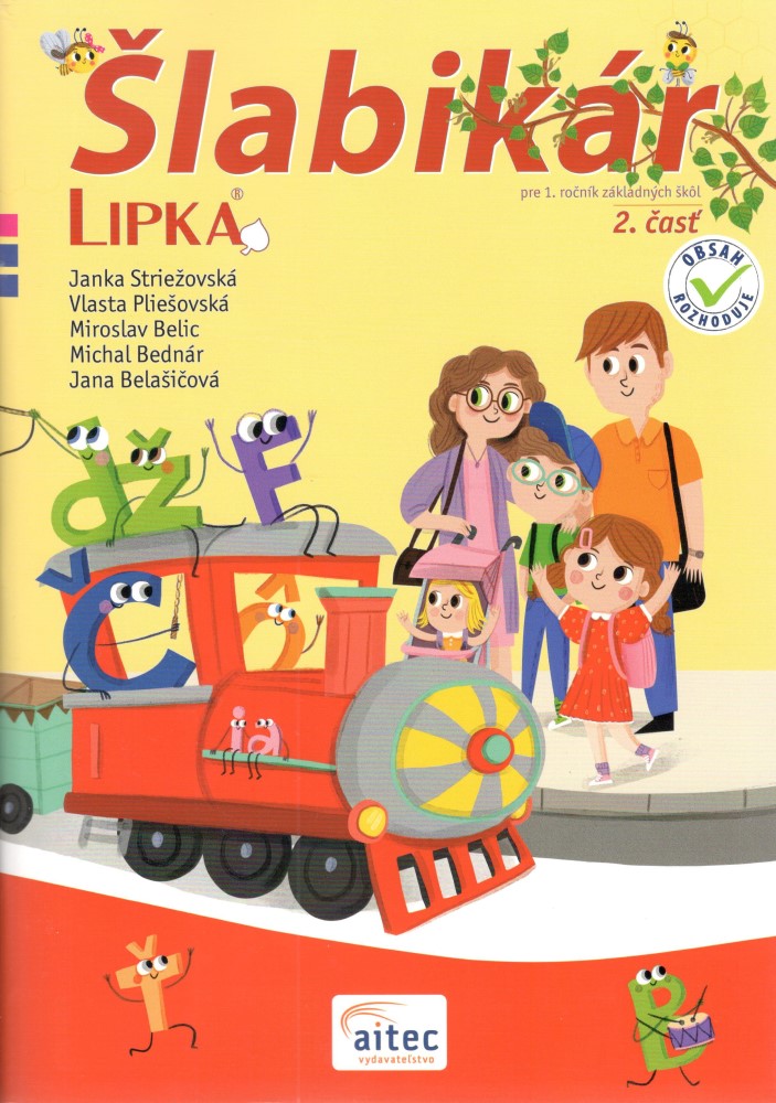 Šlabikár LIPKA®, 2. časť – vydanie 2022