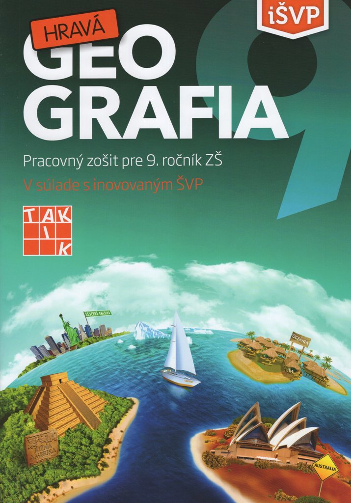 Hravá geografia 9 + mapa - pracovný zošit
