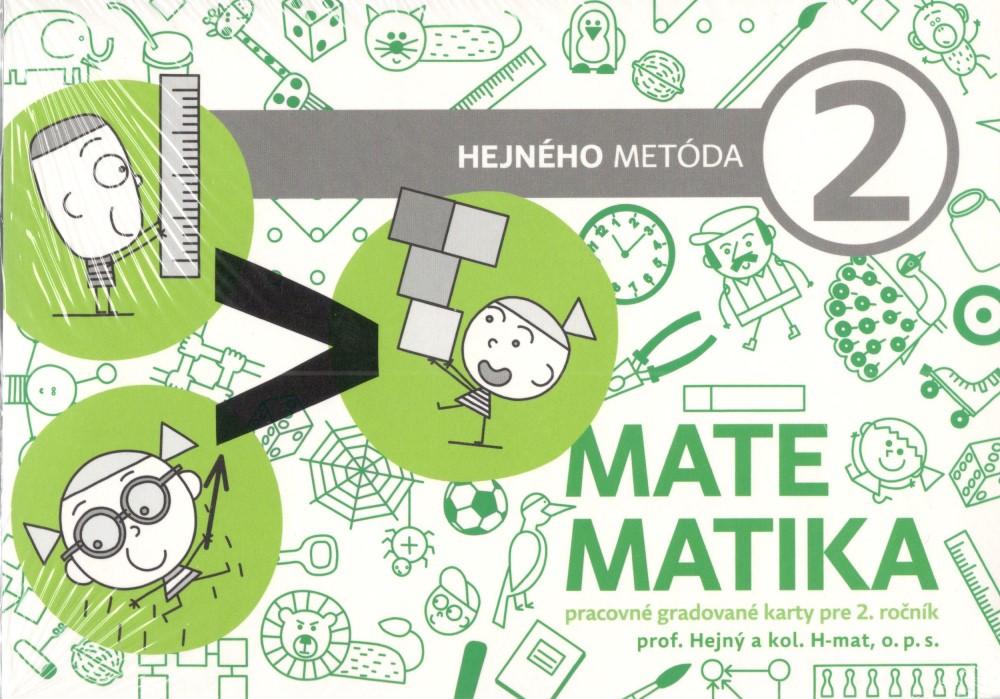 Matematika 2. ročník - gradované pracovné karty (zelené)
