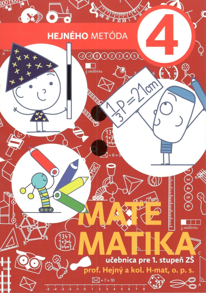 Matematika 4. ročník - učebnica (bordová)