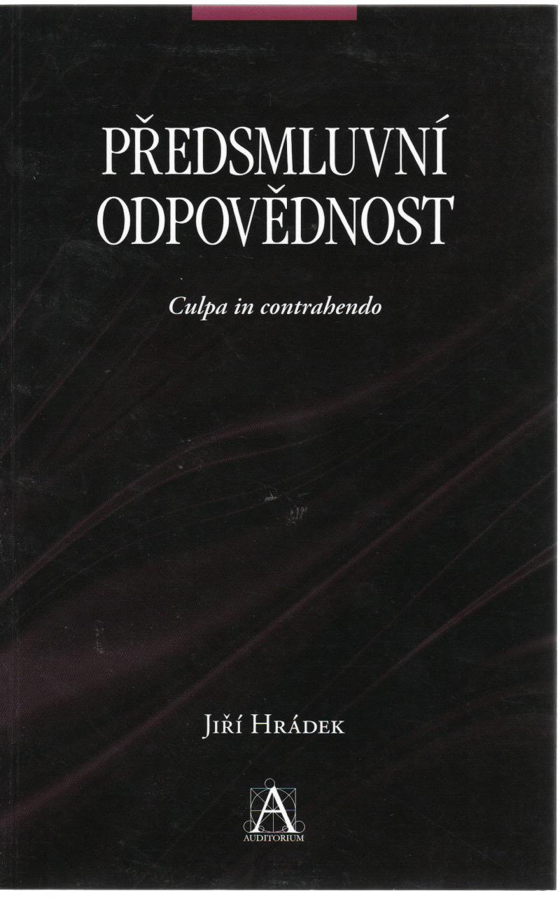 Předsmluvní odpovědnost: Culpa in contrahendo