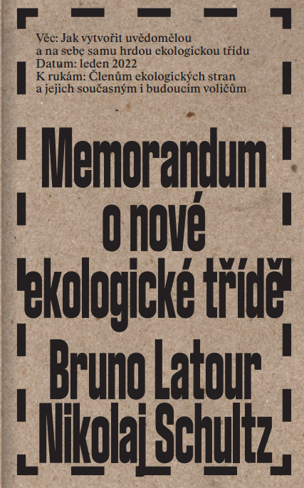 Memorandum o nové ekologické třídě