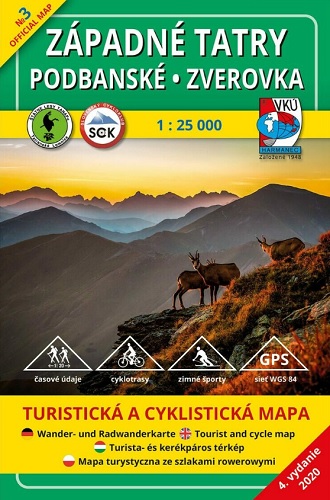 Západné Tatry - Podbanské - Zverovka 1:25 000
