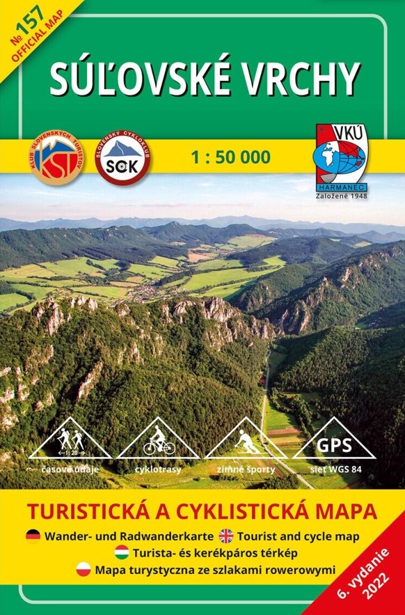 Súľovské Vrchy 1:50 000