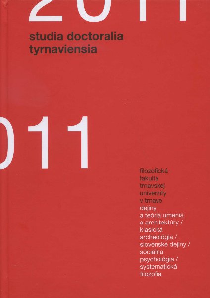 Studia doctoralia Tyrnaviensia 2011