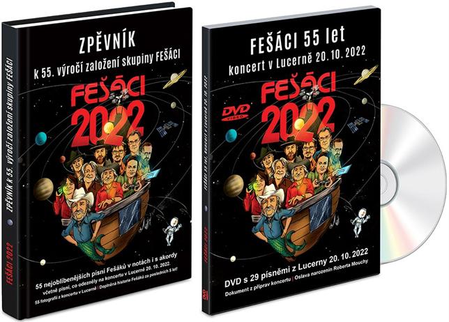 Fešáci 55 let - Zpěvník + DVD